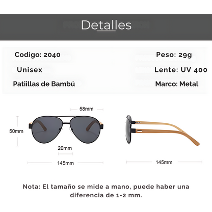 Gafas de sol - Skyline Bamboo